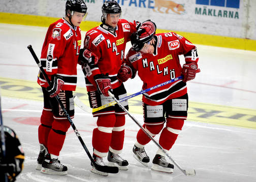 Mikael Wahlberg, Malmö (till höger) jubel