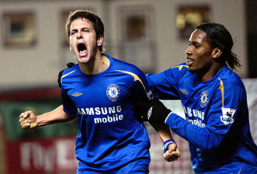  Joe Cole, Chelsea, jubel.