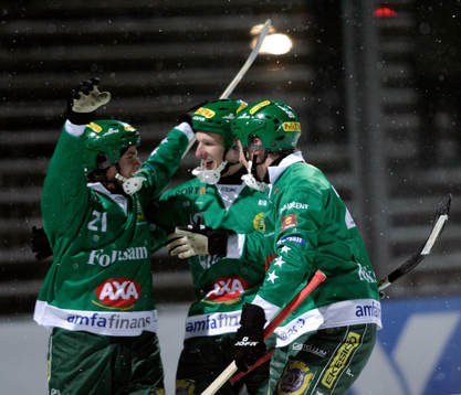  David Karlsson, Hammarby, jubel.