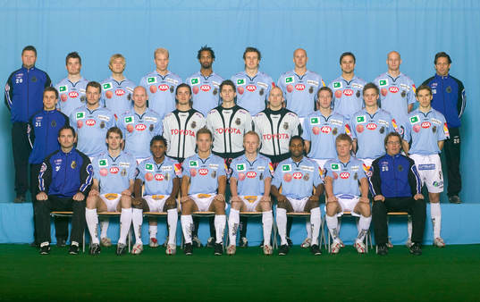 Bakre raden från vänster: Lars Sandberg (Lagledare),