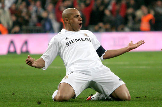  Roberto Carlos, jubel.