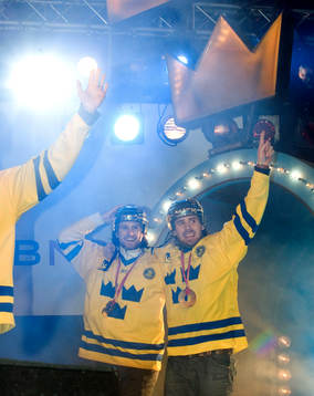 hyllningarna av Sveriges landslag