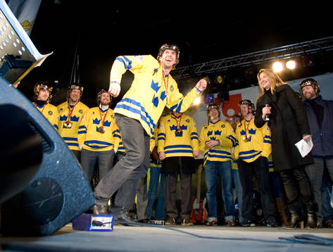 hyllningarna av Sveriges landslag