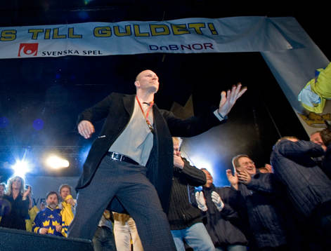 hyllningarna av Sveriges landslag