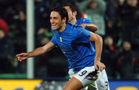 Luca Toni, Italien