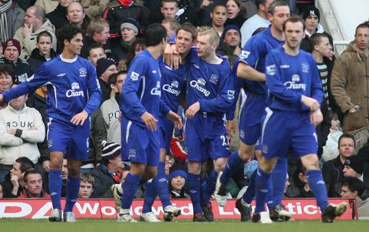  James Beattie, Everton (Jubel)