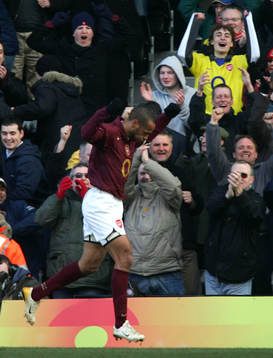 Thierry Henry, Arsenal (Jubel)