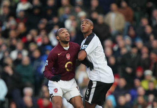 Thierry Henry, Arsenal och Zat Knight, Fulham