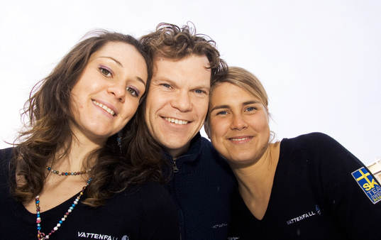 Britta Norgren, Thobias Fredriksson och Anna Karin