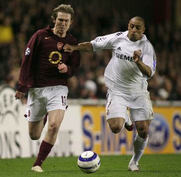 Alexandre Hleb, Arsenal och Roberto Carlos, Real Madrid