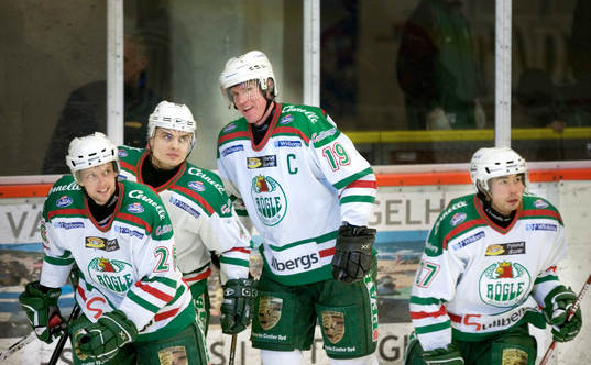 Rögle jublar, Kristoffer Starck Jacob Johansson - och