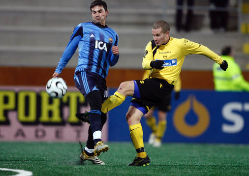  Feliciano Margo, Djurgården och Christoffer Andersson, Lilleström, 0-2.       