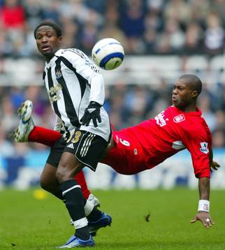  Celestine Babayaro, Newcastle och Djibril Cisse, Liverpool 