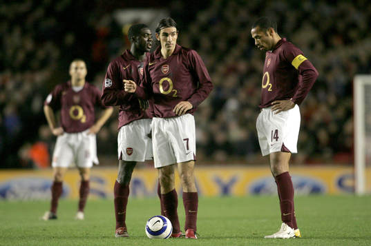 Emmanuel Eboue, Robert Pires, Thierry Henry