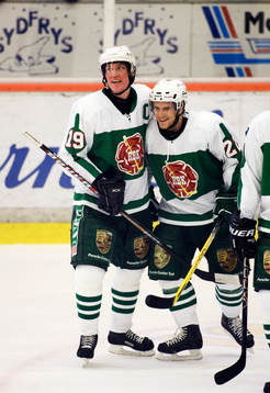 Kenny Jönsson och Mattias Carlsson, Rögle, jubel