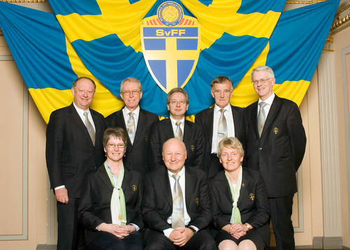  Bakre raden Frv: Gillis Persson, Björn Ahlberg, Kenneth Håkansson, Börje Sandstedt och Sune Hellströmer. Främre raden Frv: Annelie Larsson, Lars-Åke Lagrell och Susanne Erlandsson..         