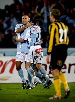  Afonso Alves, Malmö, jubel efter 1-1 målet.