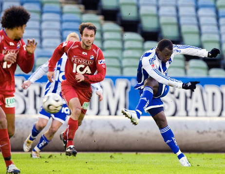 Ali Gerba, Göteborg provar skottlyckan