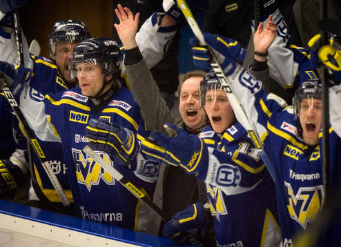 HV71, Jubel, Johan Davidsson, Pär Mårts, tränare och