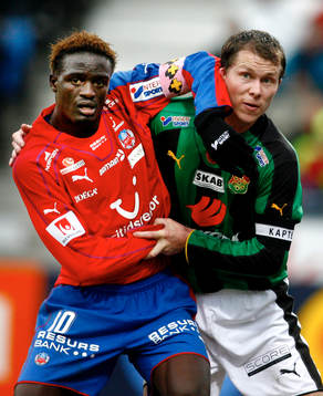 McDonald Mariga, Helsingborg och Fredrik Lundgren, GAIS