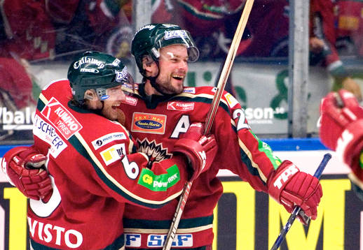 Ronnie Sundin jubel med Tom Koivisto