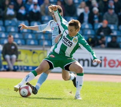 Petter Andersson, Hammarby och Yksel Osmanovski, Malmö