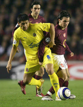  Cesc Fabregas, Arsenal och Juan Riquelme, Villarreal.