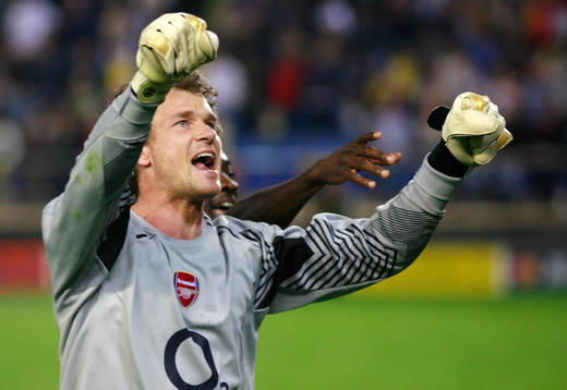  Jens Lehmann, Arsenal (Målvakt, Jubel)