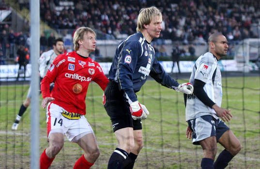 Mattias Asper, målvakt, Afonso Alves och Patrik Rosengren