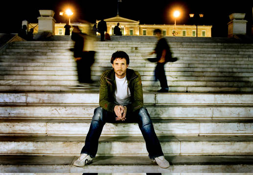 Mikael Nilsson, Panathinaikos, ute på stan i Aten.