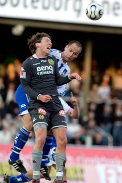   Erik Fischbein nickduellerar med Thomas Olsson.