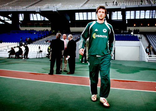 Fotboll, Grekisk Liga, Mikael Nilsson, Panathinaikos, på