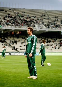 Fotboll, Grekisk Liga, Mikael Nilsson, Panathinaikos, på