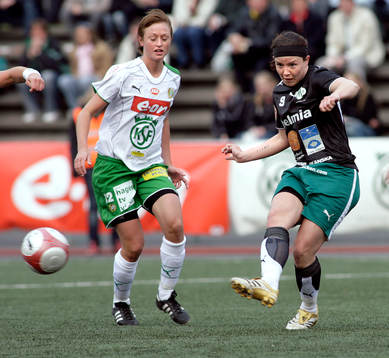  Linda Nöjd, Mallbacken och Therese Sandström, Hammarby