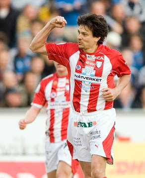  Jari Litmanen, Malmö. Jubel.  