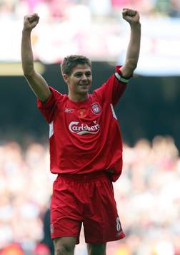 Steven Gerrard, Liverpool (Jubel)