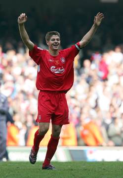 Steven Gerrard, Liverpool (Jubel)