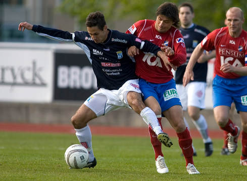 Fotboll. Svenska cupen. Kristianstad - Öster. Marco Sarvas