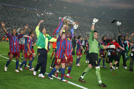 Barcelona (Jubel, Pokal)