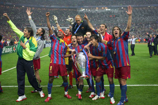 Barcelona (Jubel, Pokal)