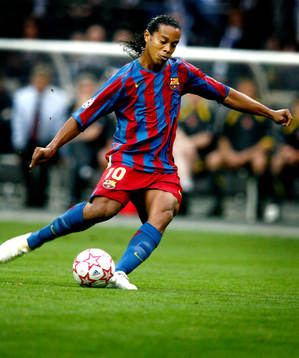 Fotboll, Champions League Final, Ronaldinho, Barcelona