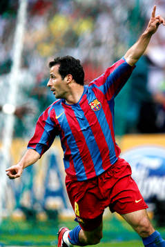 Giuly, Barcelona, jubel