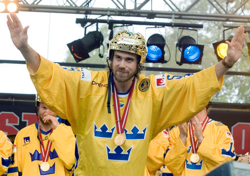 Ishockey, VM, VM-guld, Sverige, Firande av VM-guldet i