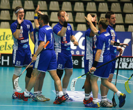 Innegbandy. VM. Singapore - Slovenien. Slovensk glädje