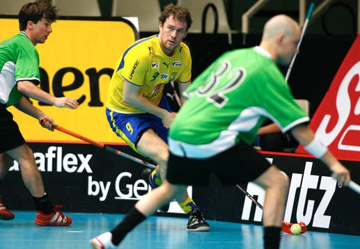 Innebandy. VM. Tyskland - Sverige.  Daniel Marklund i
