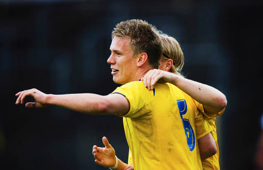  Pontus Wernblom och Oscar Wendt, jubel.