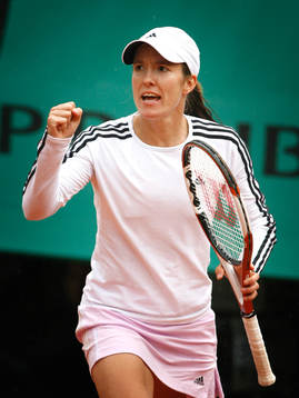 Tennis. Franska Öppna. Justine Henin-Hardenne,