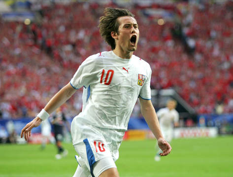 Tomas Rosicky, Tjeckien (Jubel)