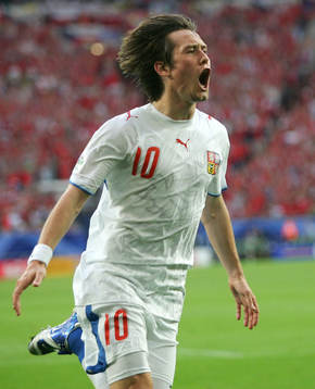  Tomas Rosicky, Tjeckien (Jubel)