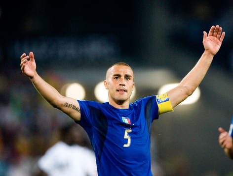 Fabio Cannavaro, Italien, jubel